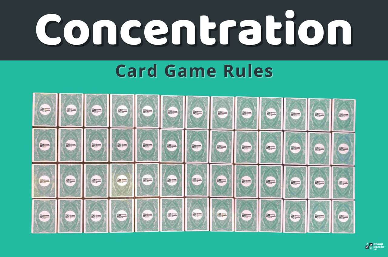 Concentration card game image