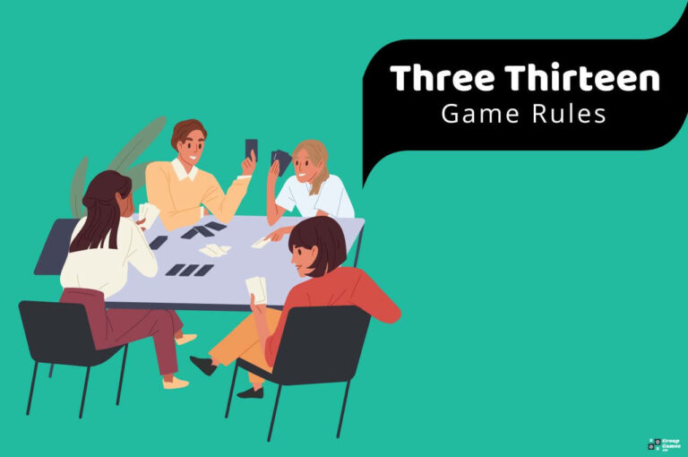 Three-Thirteen card game rules image
