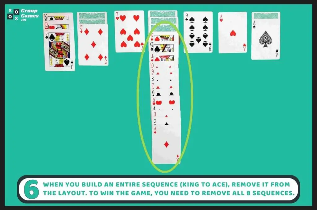 Spider solitaire rules 6 image