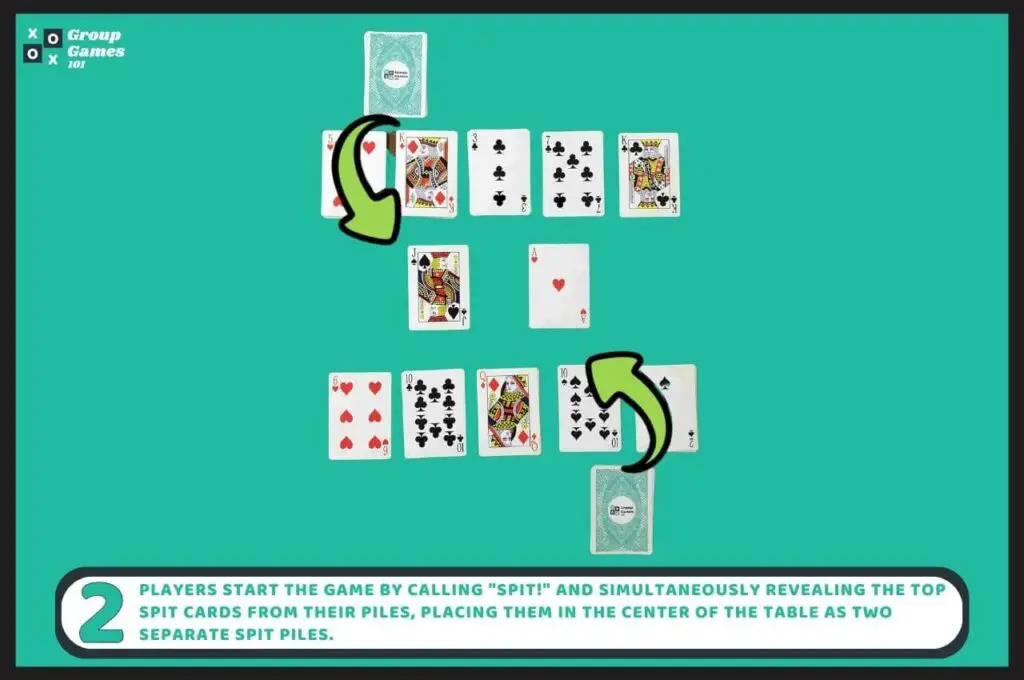 Spit card game rules 2 image