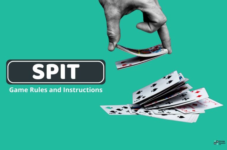 Spit card game rules image